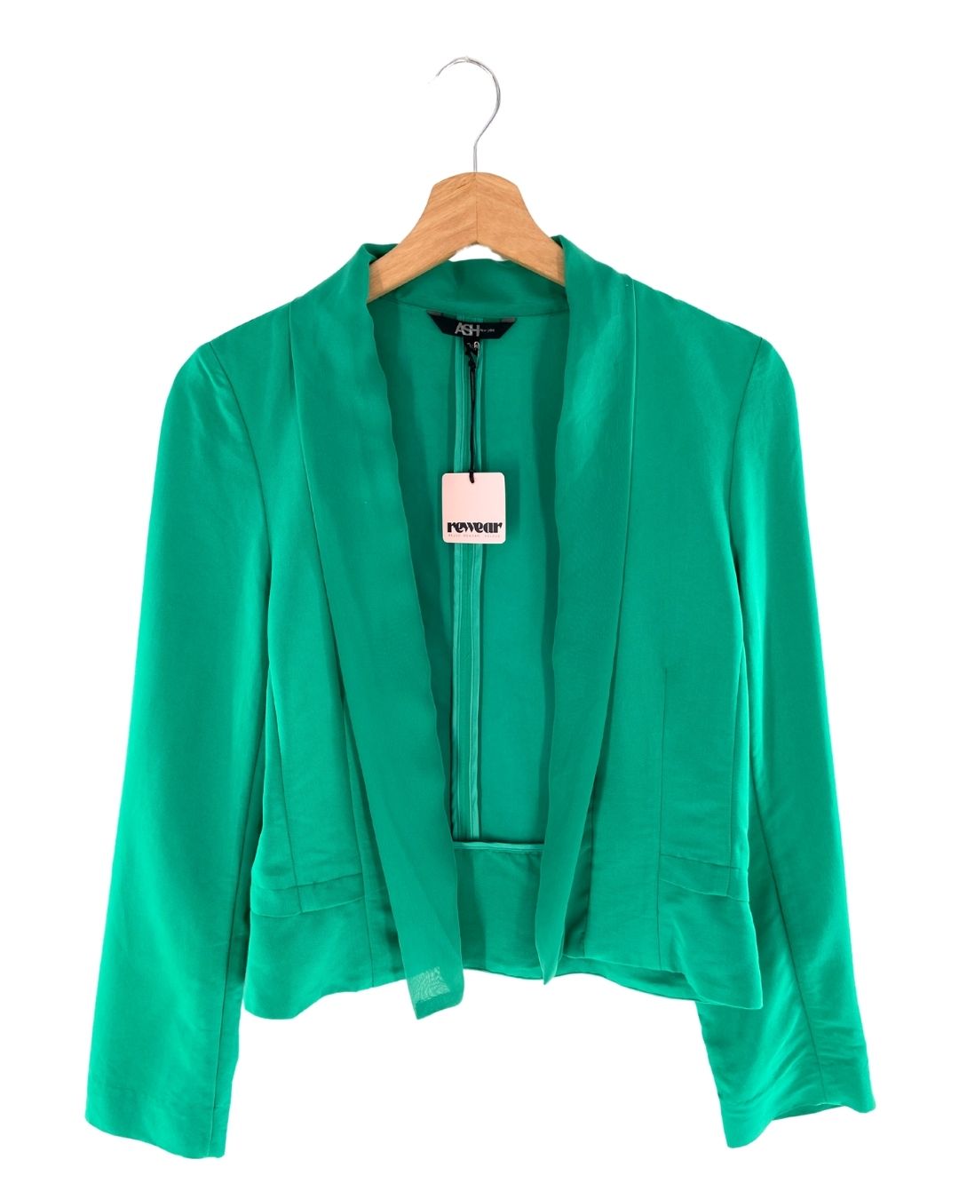 Blazer delgado doble textura