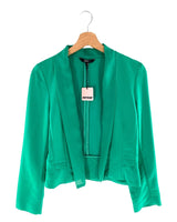 Blazer delgado doble textura