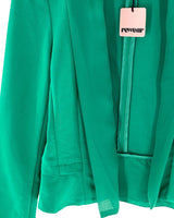 Blazer delgado doble textura