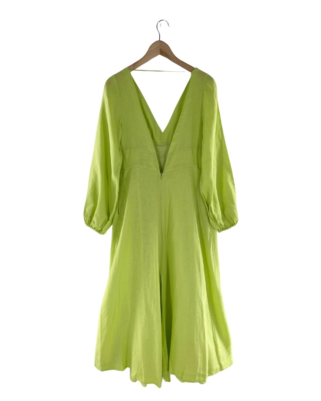 Maxi vestido manga larga