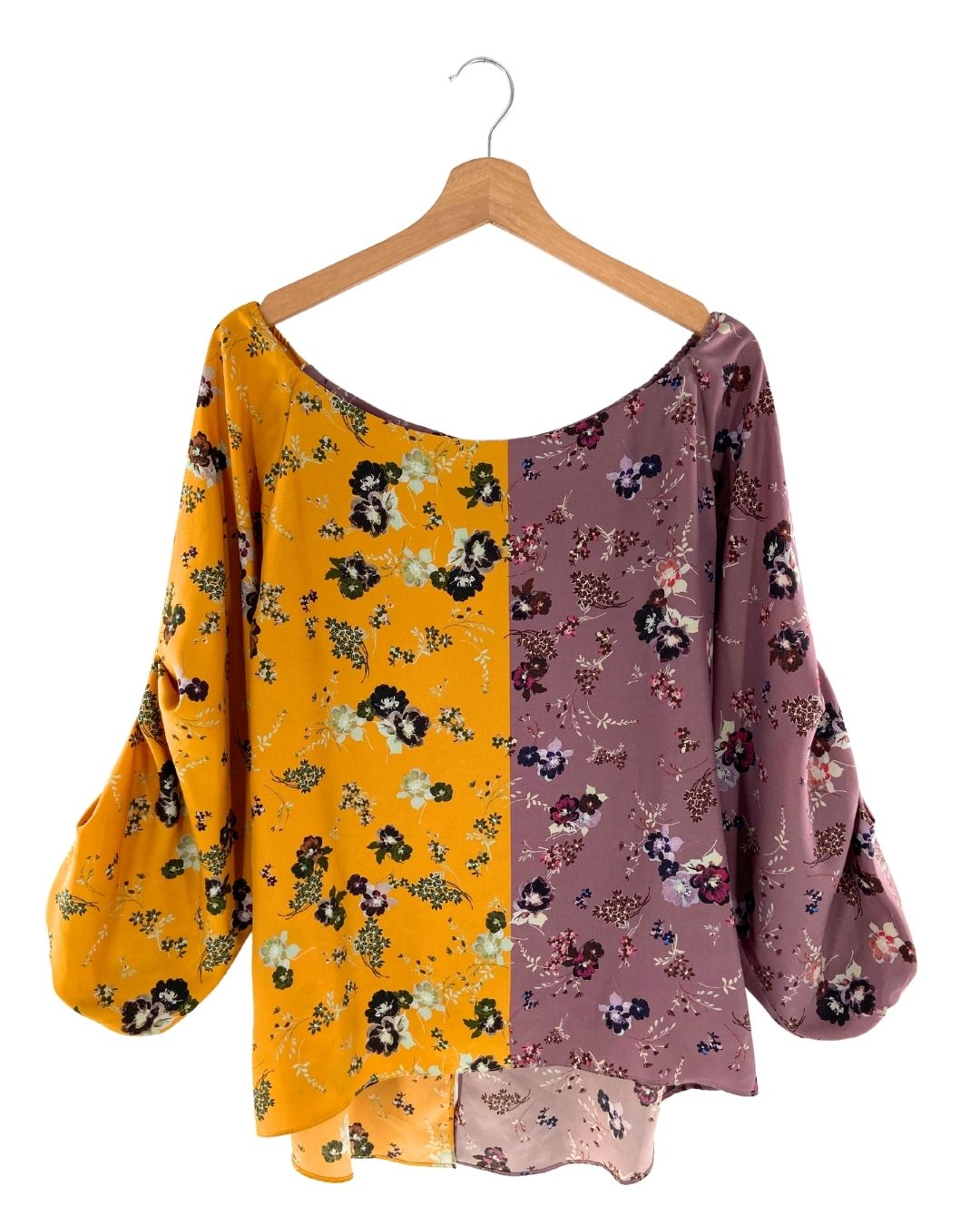 Set de blusa y falda anudada