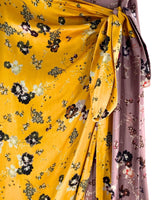 Set de blusa y falda anudada