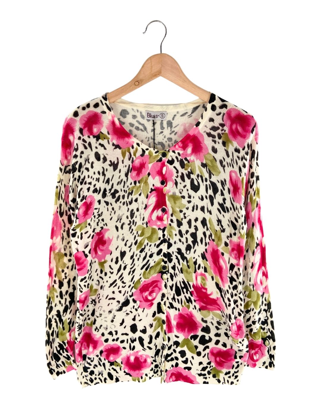 Saco manga larga abotonado