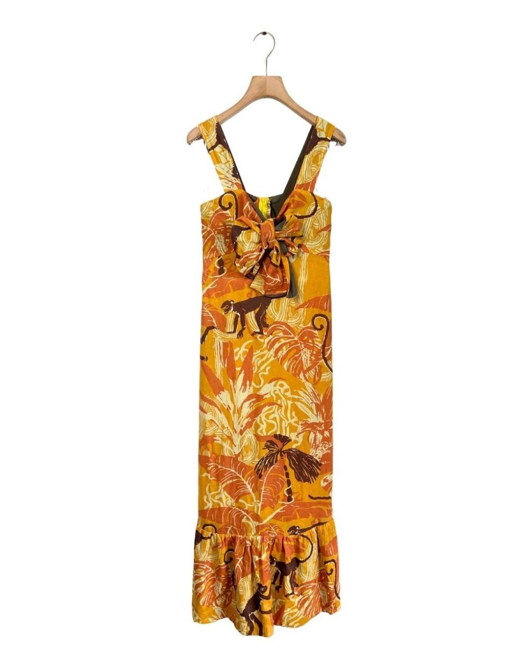 Maxi vestido anudado