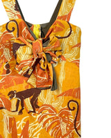 Maxi vestido anudado