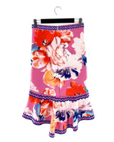 Falda midi high and low