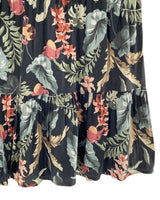 Falda mni amplia encauchada