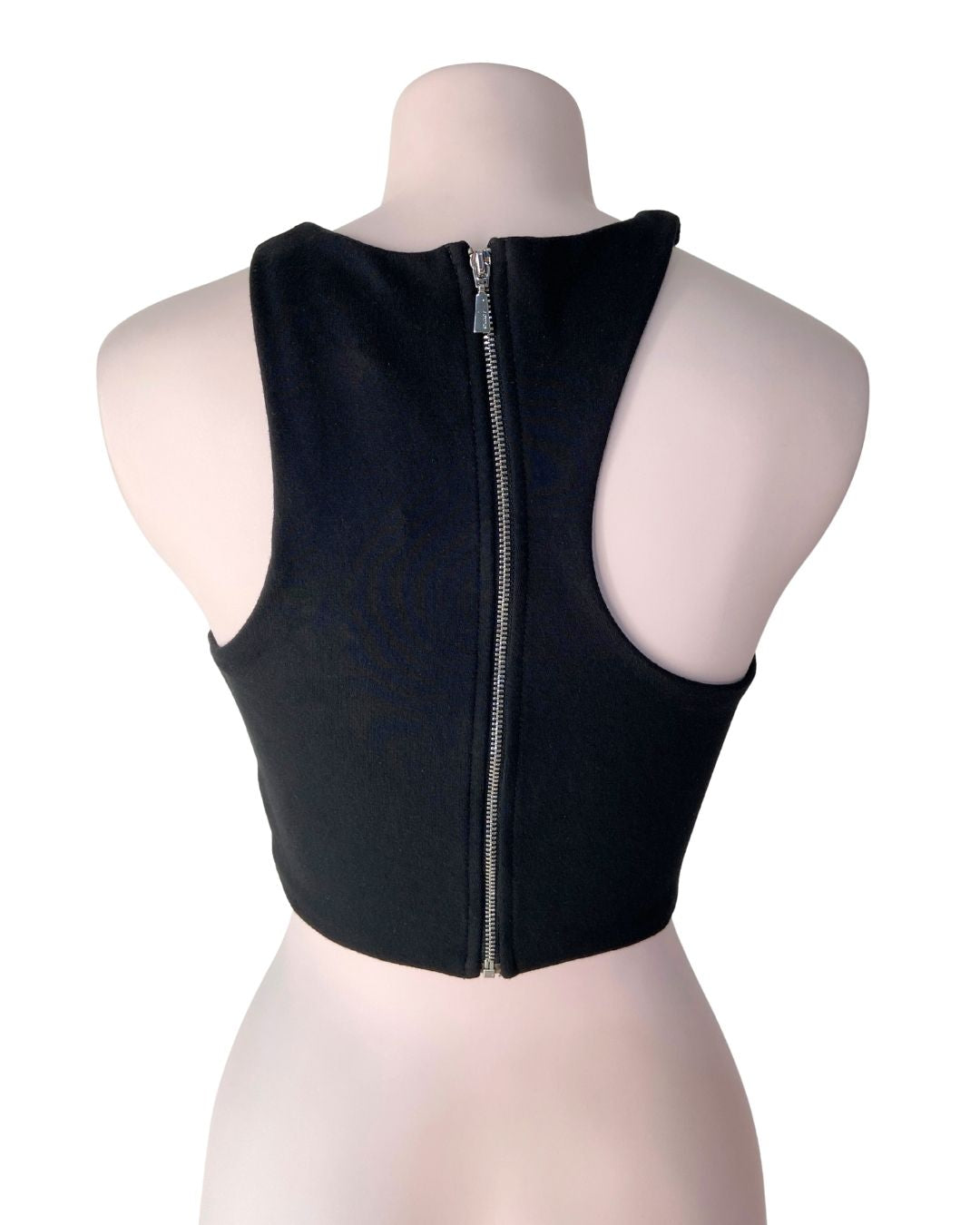 Crop top estructurado