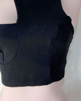 Crop top estructurado