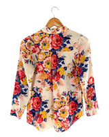 Camisa manga larga cuello mao