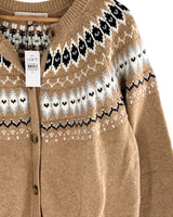 Saco tejido abotonado