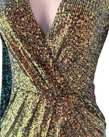 Maxi vestido en lentejuelas