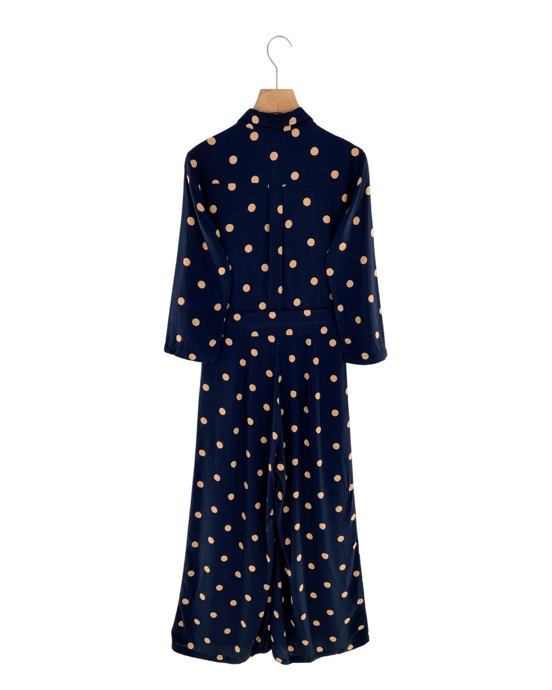 Maxi enterizo con cinturón