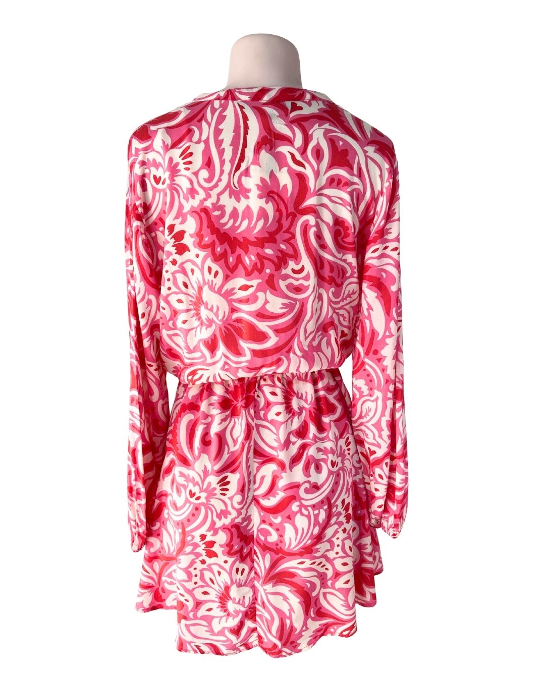 Vestido midi manga larga