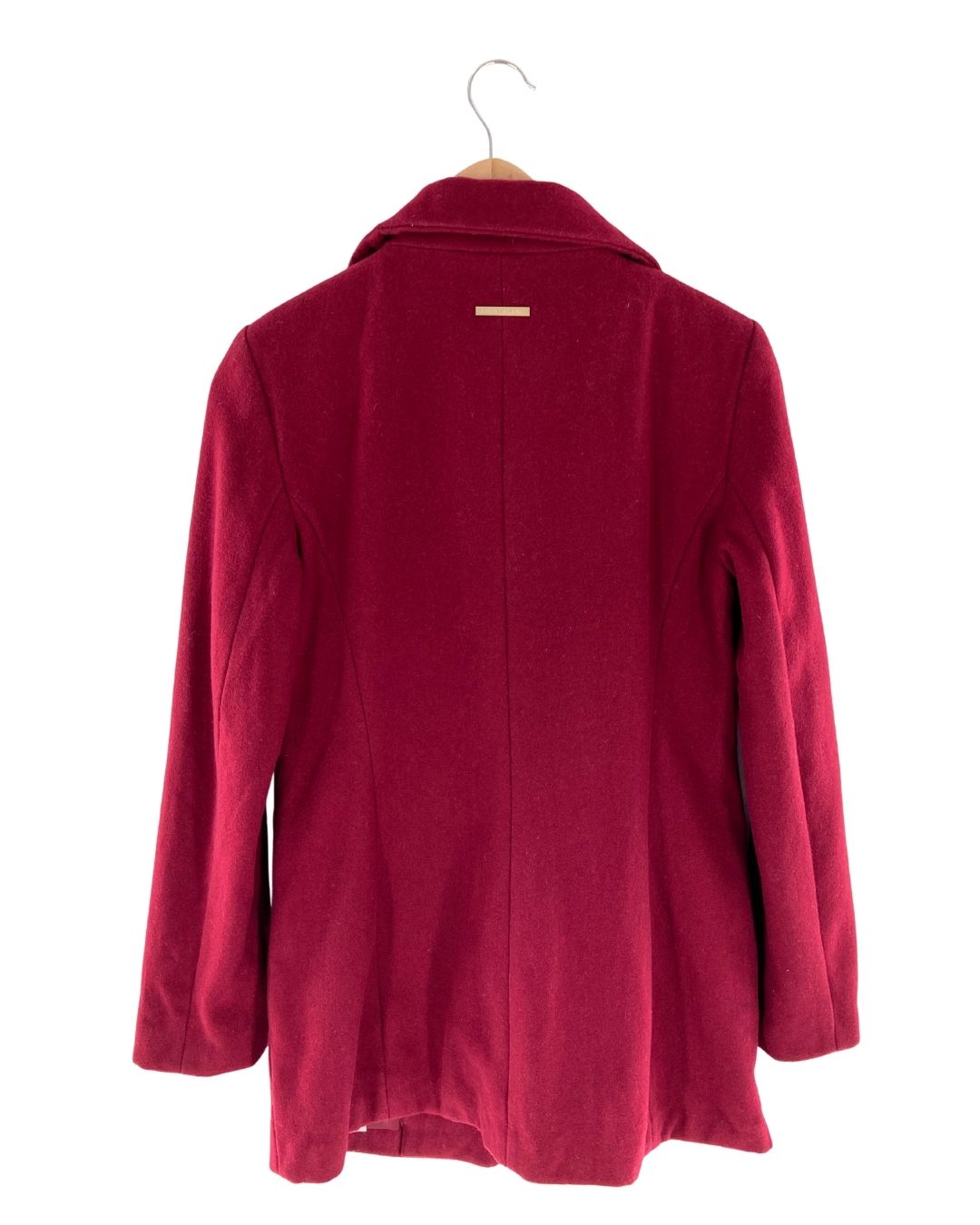 Abrigo midi en paño