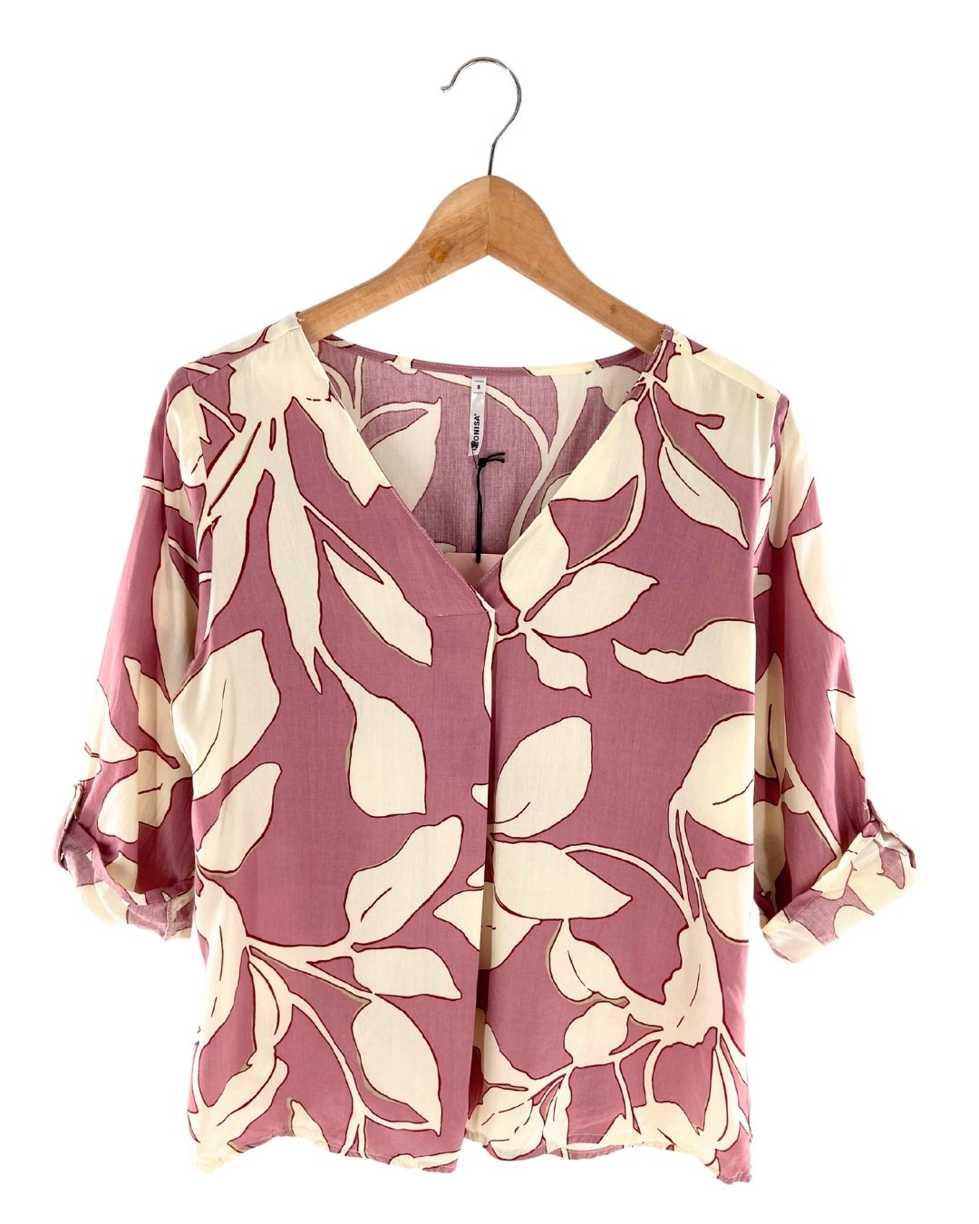 Blusa manga 3/4 con print
