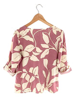 Blusa manga 3/4 con print