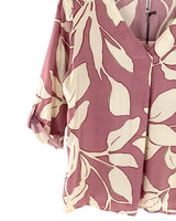 Blusa manga 3/4 con print