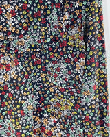 Vestido midi print mini flores