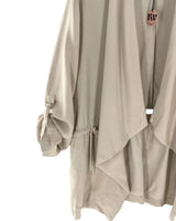 Chaqueta delgada anudada