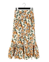 Maxi falda stretch print