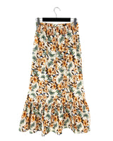 Maxi falda stretch print
