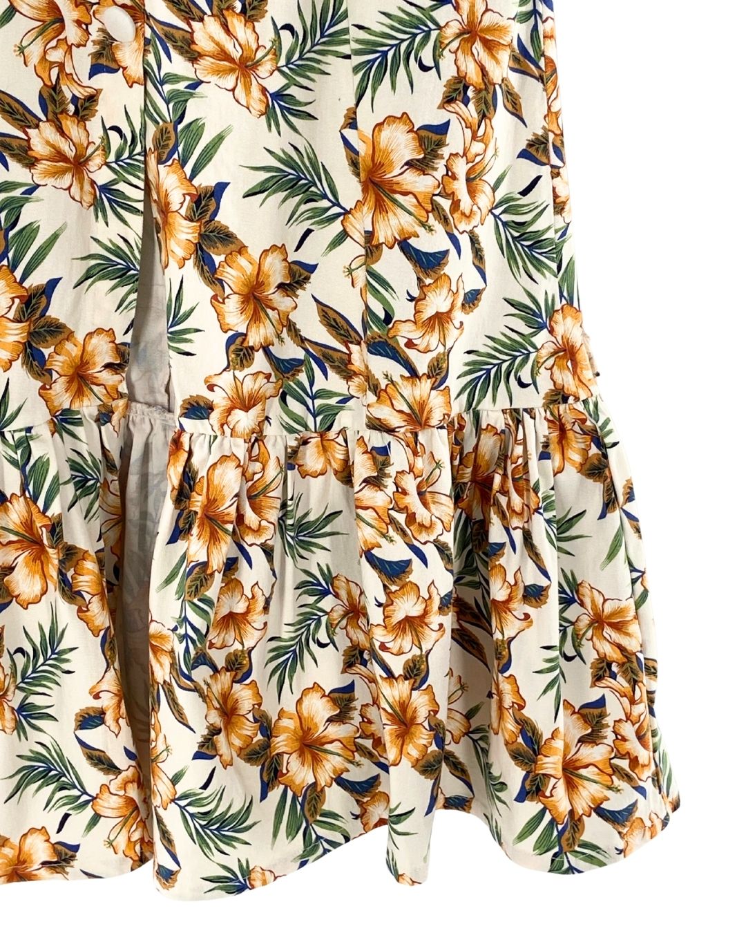 Maxi falda stretch print