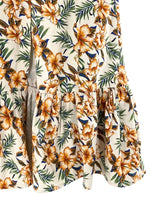 Maxi falda stretch print