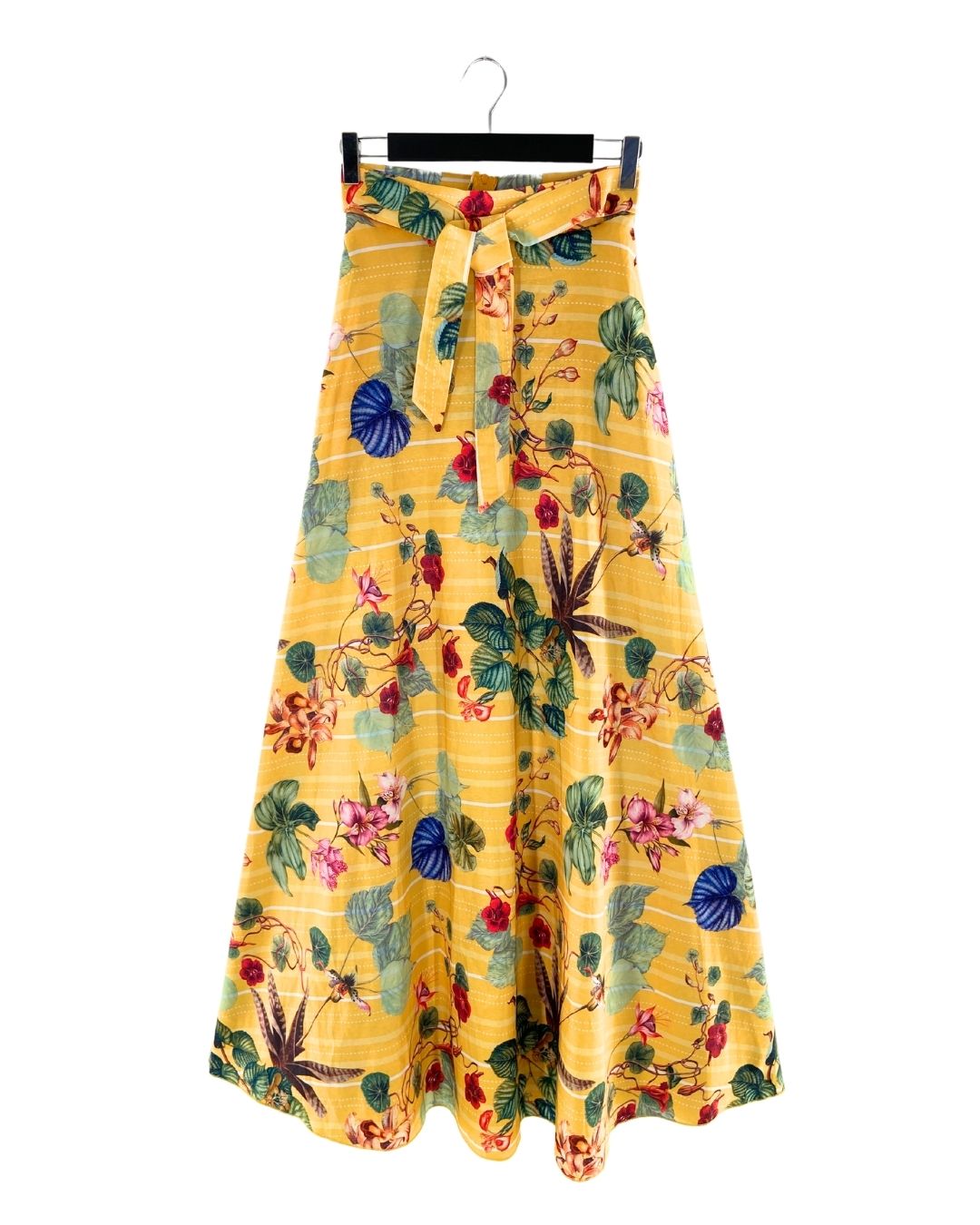 Maxi falda satinada