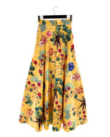 Maxi falda satinada