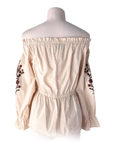 Blusa encauchada en cintura