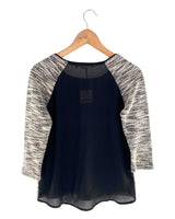 Blusa manga 3/4 tejida