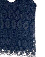 Blusa de tiras en guipure