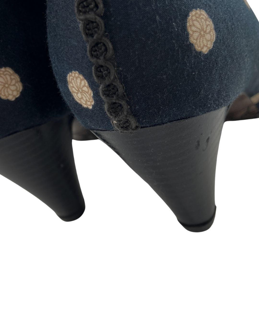 Botas caña alta print flores