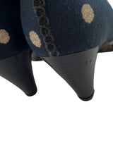 Botas caña alta print flores