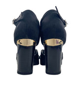 Sandalias satinadas