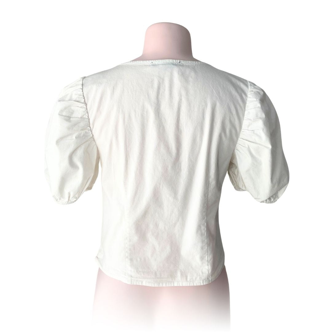 Blusa manga encauchada
