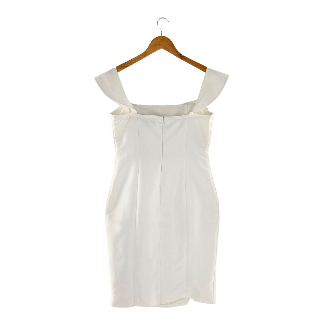 Vestido midi off shoulder