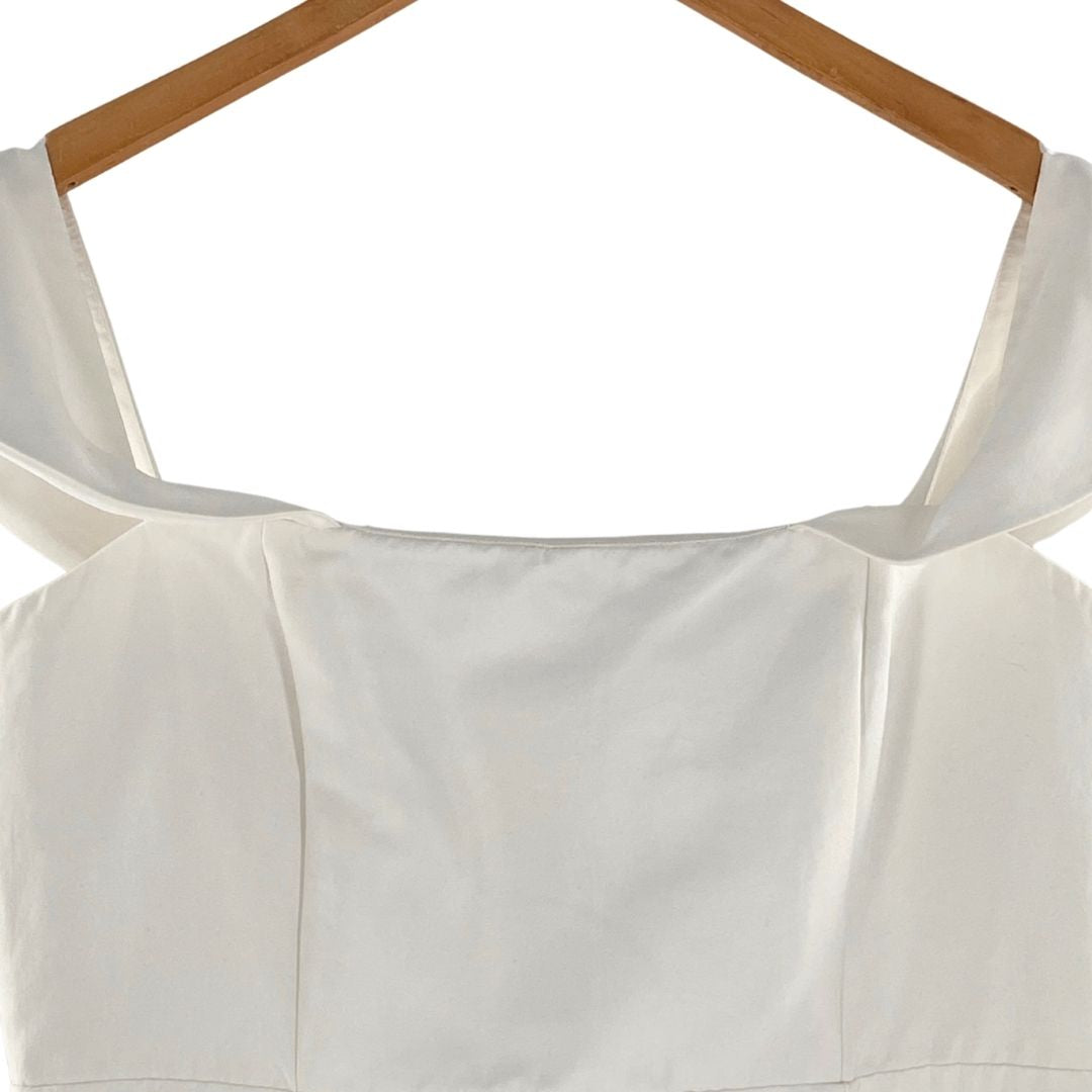Vestido midi off shoulder