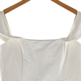 Vestido midi off shoulder
