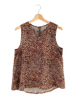 Blusa sleeveless animal print