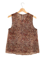 Blusa sleeveless animal print