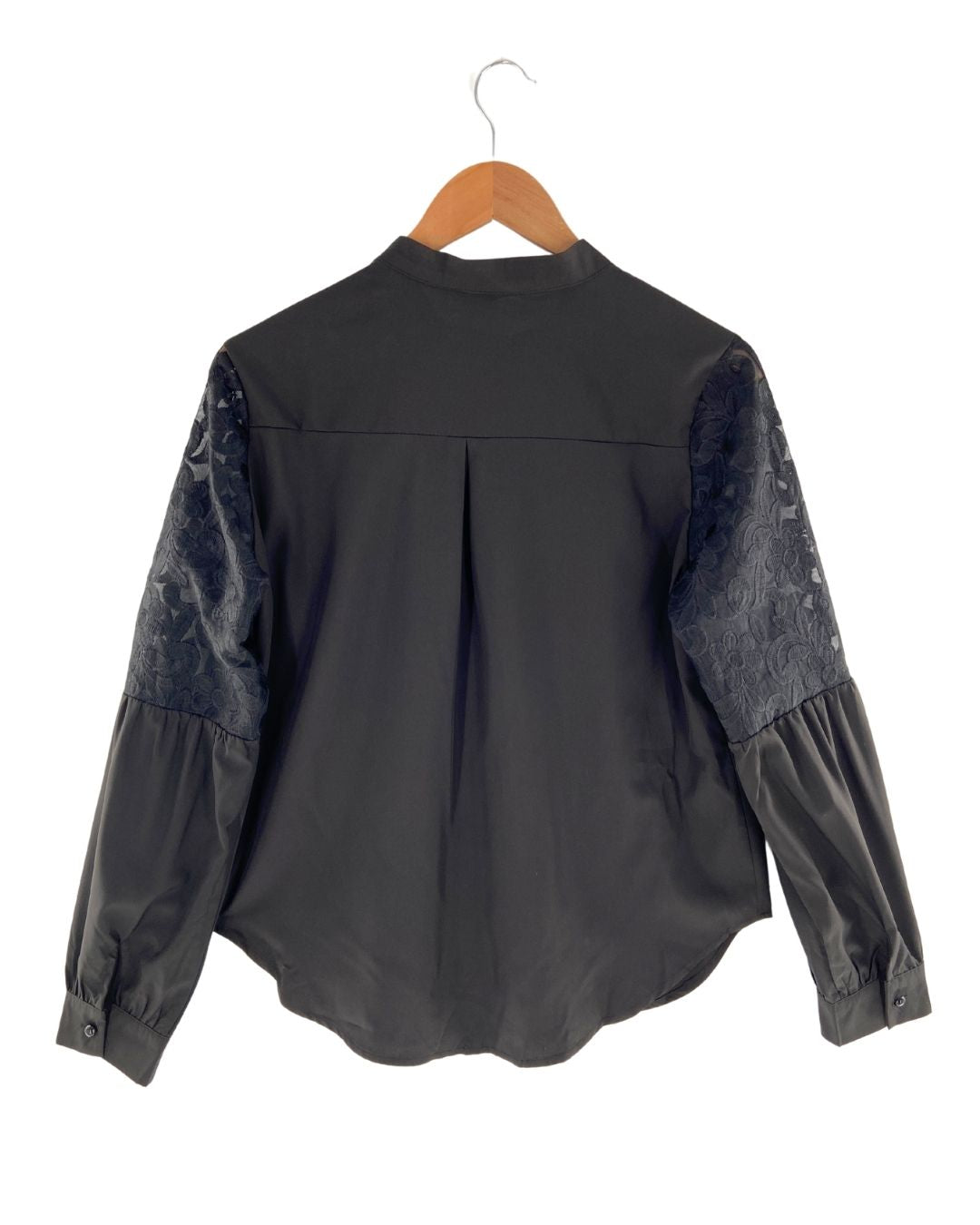 Camisa manga larga cuello mao