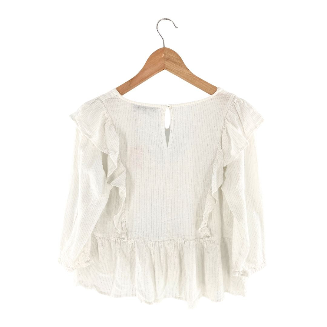 Blusa manga 3/4 con texura
