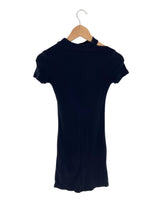 Vestido mini canalé cut out