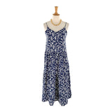 Vestido midi tiras ajustables