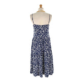 Vestido midi tiras ajustables