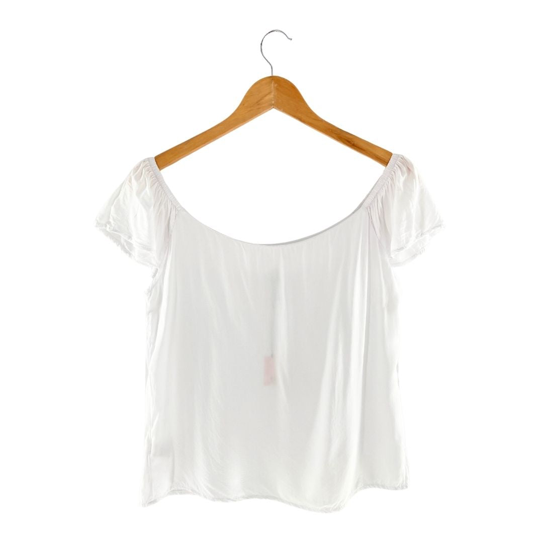 Blusa básica shoulderless