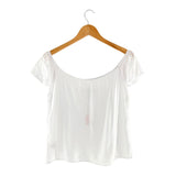 Blusa básica shoulderless
