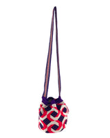 Mochila wayú con borlas